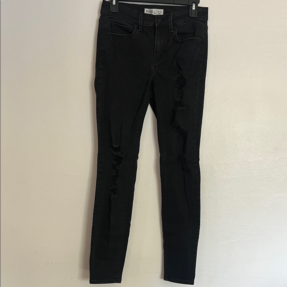 Mudd Black Skinny Distressed Jeans